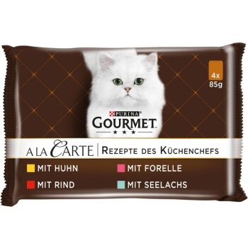 Probierpaket Gourmet A la Carte 4 x 85 g - Rezepte des Küchenchefs