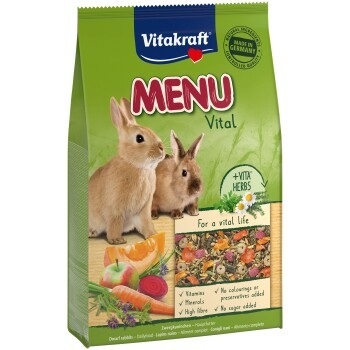 Vitakraft Menü Vital Zwergkaninchenfutter - 5 kg