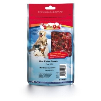 SwissDog Mini Enten Snack 120g Hunde Leckerli