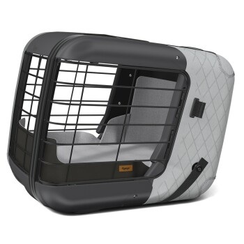 4pets Transportbox Auto Caree Cool Grey