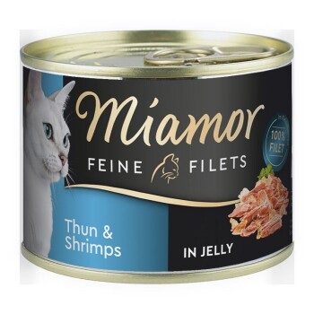 Miamor Feine Filets in Jelly Thunfisch & Shrimps 48x185 g