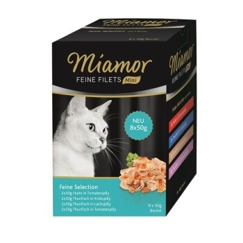 Miamor Feine Filets Mini Pouch Multibox 8 x 50 g - Feine Selection