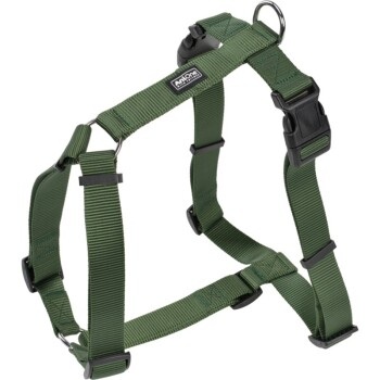 AniOne H-Geschirr Classic Nylon grün XL