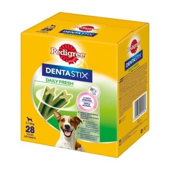 100 + 12 gratis! 112 x Pedigree Dentastix Tägliche Zahnpflege/ Dentastix Fresh Tägliche Frische - Fresh - klein