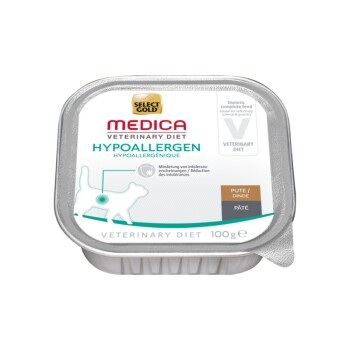 SELECT GOLD Medica Hypoallergen Pute und Reis 16x100 g