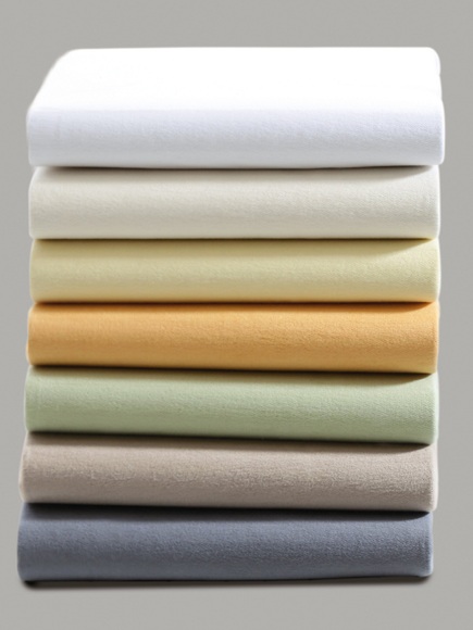 Flausch-Jersey Spannbetttuch Schlafgut weiss Größe: 018