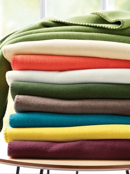 Fleece-Decke ca. 160x200cm Zoeppritz gelb