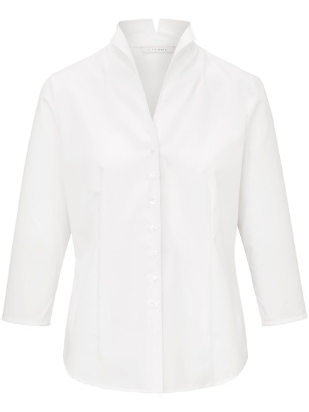 Bluse Kelchkragen Eterna weiss Größe: 52