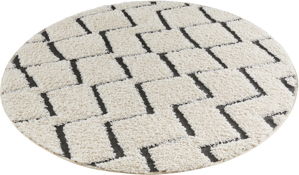 Teppich, »Dades«, MINT RUGS, rund, Höhe 22 mm, maschinell gewebt