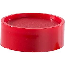 MAUL Rund-Magnete Ø 30 mm, VE 100 Stk rot