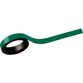 MAUL Magnetstreifen, beschriftbar, L 1000 x B 10 mm, 2 Stück, grün