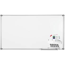 MAUL Whiteboard Premium 2000 SET, silber, emailliert, 900 x 1800 mm