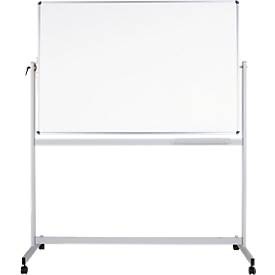 MAUL Mobiles Whiteboard Tafelmaterial Emaille BxH 1800 x 1200 mm