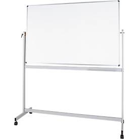 MAUL Mobiles Whiteboard Tafelmaterial Stahlblech BxH 1200 x 900 mm