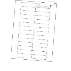 ORGATEX Kartoneinlagen Standard, weiss, 200 Stück, 27 x 150 mm