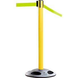 Absperrpfosten RS-Guidesystems GLA 25, gelb, Gurt neongelb, 2 Stück