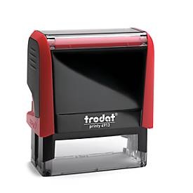 Trodat Personalisierter Adressstempel Printy 4913 Rot 2,2 x 5,8 cm