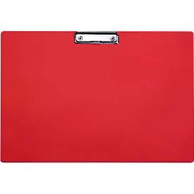ALCO Klemmbrett, DIN A3 quer, Kunststoff, rot