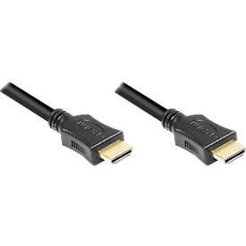 Alcasa 2m 2xHDMI HDMI-Kabel HDMI Typ A (Standard) Schwarz