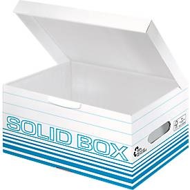 Archivbox Leitz Solid Box S 6117, 10 Stück, blau