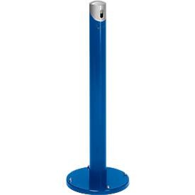 Ascher-Standsäule SG 105R, rund, enzianblau