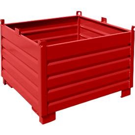 Sammelbehälter Volumen 1,0 m³ feuerrot