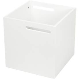 Temahome - Aufbewahrungsbox BERLIN - Holzwerkstoff - weiss - 34/33/33 cm