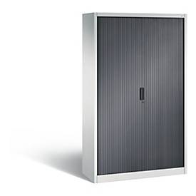C+P Rollladenschrank Omnispace, H1980B1200T420 mm, Lichtgrau/Schwarzgrau