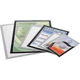 DURABLE DURAFRAME® Info-Rahmen selbstklebend, magnetisch für DIN A5, Rahmen schwarz, VE 10 Stk