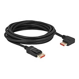 Delock DisplayPort Stecker/Stecker 90 Grad - Rechts gewinkelt, 8k 60Hz, 5m