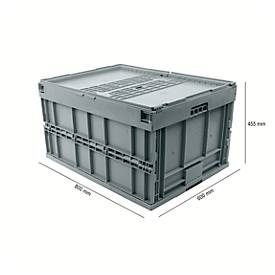 EURO-Maß Faltbox 8645 DS, grau