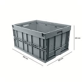 EURO-Maß Faltbox 8645, grau