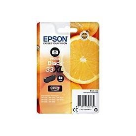 Epson Oranges Singlepack Photo Black 33XL Claria Premium Ink