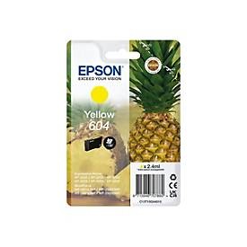 Epson 604 Singlepack - 2.4 ml - Gelb - original - Blister mit RF- / akustischem Alarmsignal - Tintenpatrone