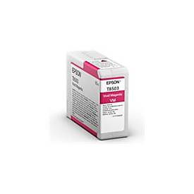 Epson T8503 - 80 ml - Vivid Magenta - original - Tintenpatrone - für SureColor P800
