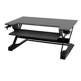 Ergotron WorkFit-TL Sitz-Steh-Schreibtischaufsatz Höhen-Bereich: 38 cm (max) Schwarz