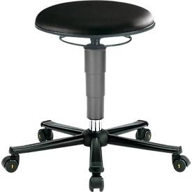 bimos Drehhocker, ESD Kunstleder schwarz