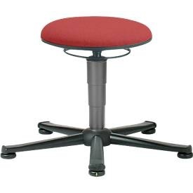 ESD Drehhocker, Stoff, mit Gleiter, rot