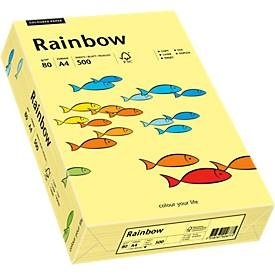 Farbiges Druckerpapier Papyrus Rainbow Color A4 88042297 DIN A4 500 Blatt Hellgelb