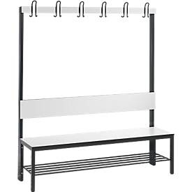Garderobenbank BASIC PLUS, einseitig