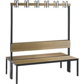 Garderobenbank BASIC PLUS, doppelseitig
