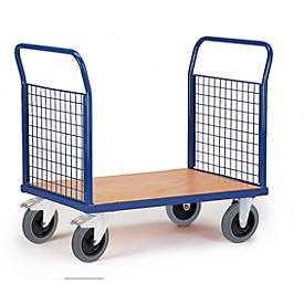 Gitter-Doppelstirnwandwagen, 850 x 500 mm