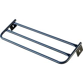 Hutablage für Umkleidebank, Stahl, 1500 mm lang, anthrazit