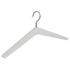 Holz-Kleiderbügel Pador-Concept Wood, Bügelstärke 22 mm, drehbarer Haken, 4 Stück, weiss