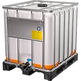 IBC-Container, geerdet für EX-Zone 1 + 2 auf Kunststoffpalette