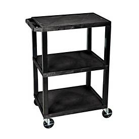 SEWT34S Kunststoffwagen Polyethylen Traglast (max.): 150 kg Schwarz