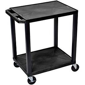 SEWT33-B Kunststoffwagen Polyethylen Traglast (max.): 150 kg Schwarz