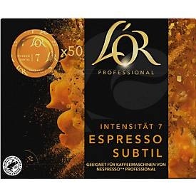 Kaffeepads L'OR Espresso Subtil Intensität 7, 6 x 50 Pads