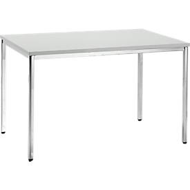 Konferenztisch, 1200 x 800 mm, lichtgrau