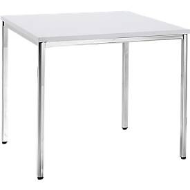 Konferenztisch, 800 x 800 mm, weiss